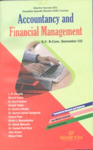ACCOUNTANCY AND FINANCIAL MANAGEMENT- SYBCOM- SEMESTER III