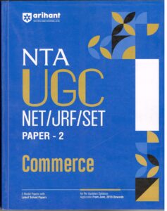 NTA UGC NETJRFSET PAPER-2 Commerce- Singh Neetu